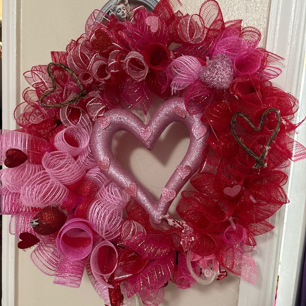 Valentines wreath